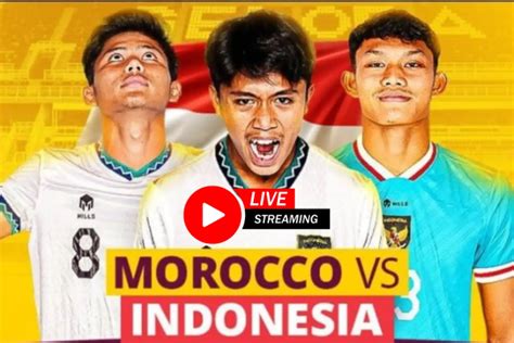 live score indonesia vs maroko